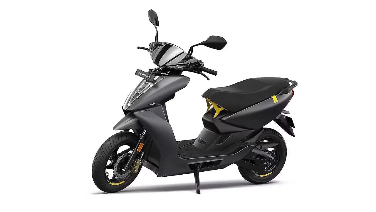 Ather 450X Gen 3 Left Front Three Quarter
