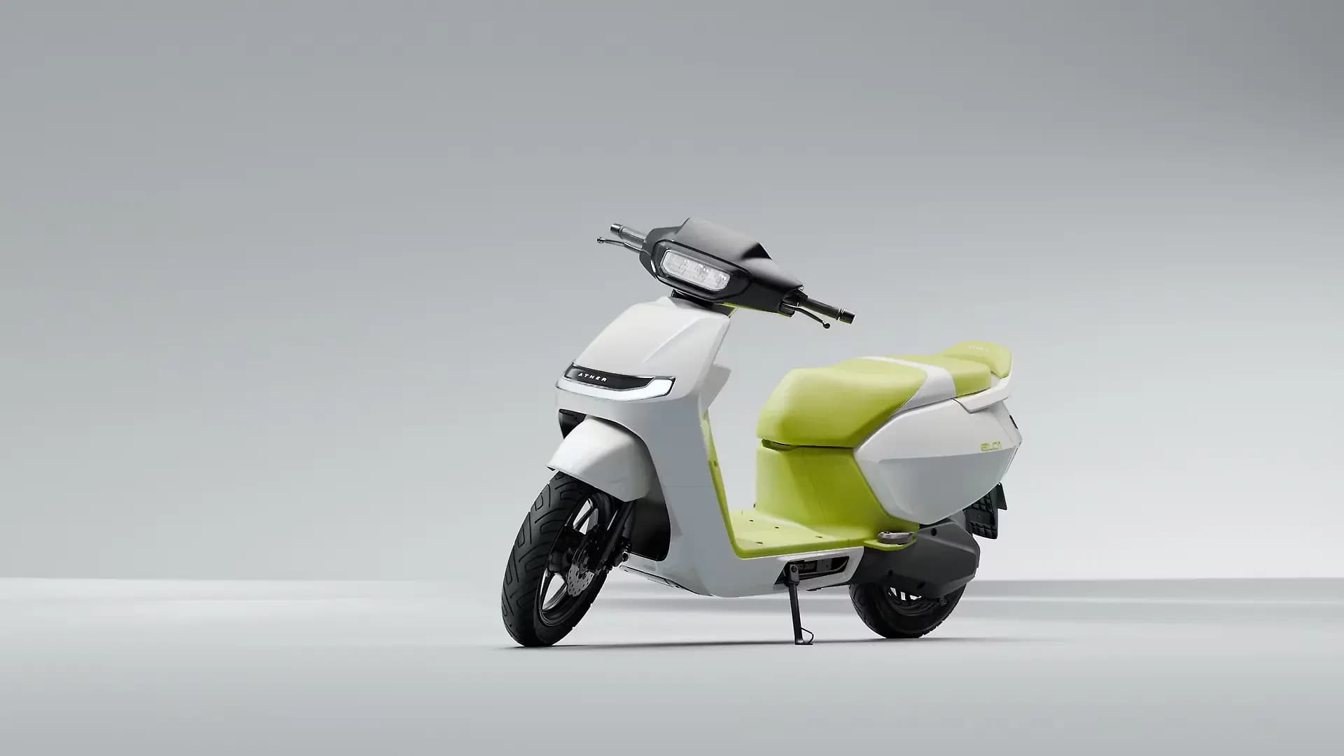 Ather EL Scooter Left Front Three Quarter