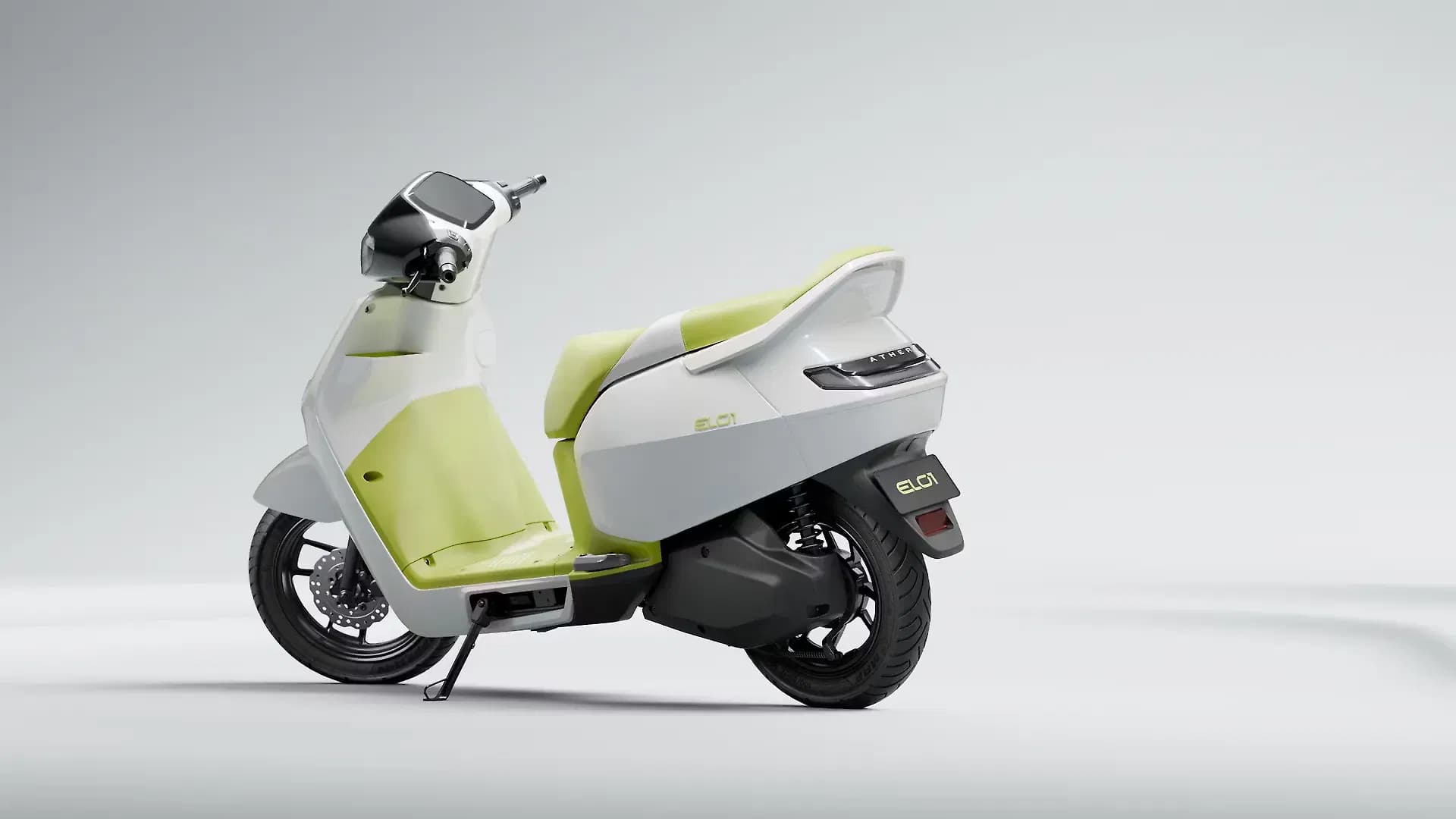 Ather EL Scooter Left Rear Three Quarter