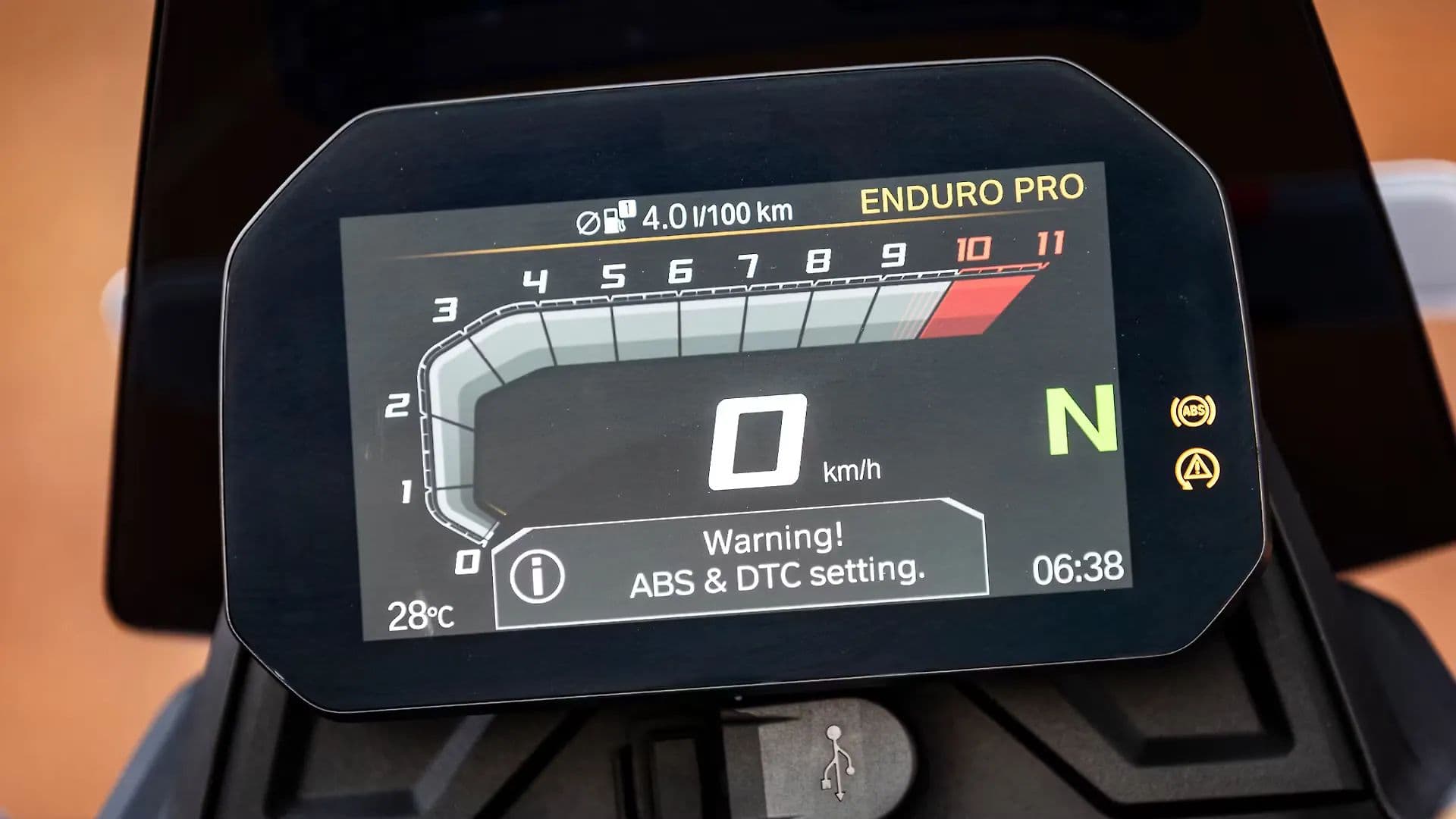 BMW F 450 GS Speedometer
