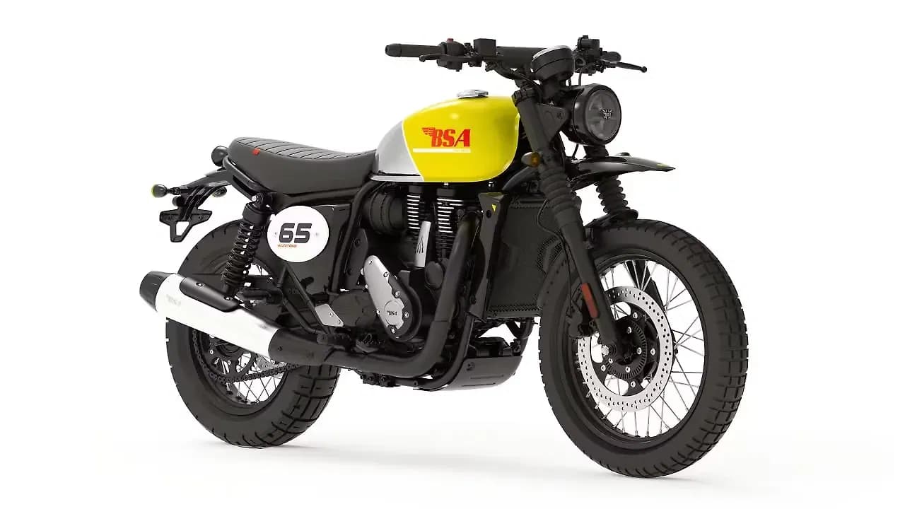 BSA Scrambler 650 Right Front Three Quarter