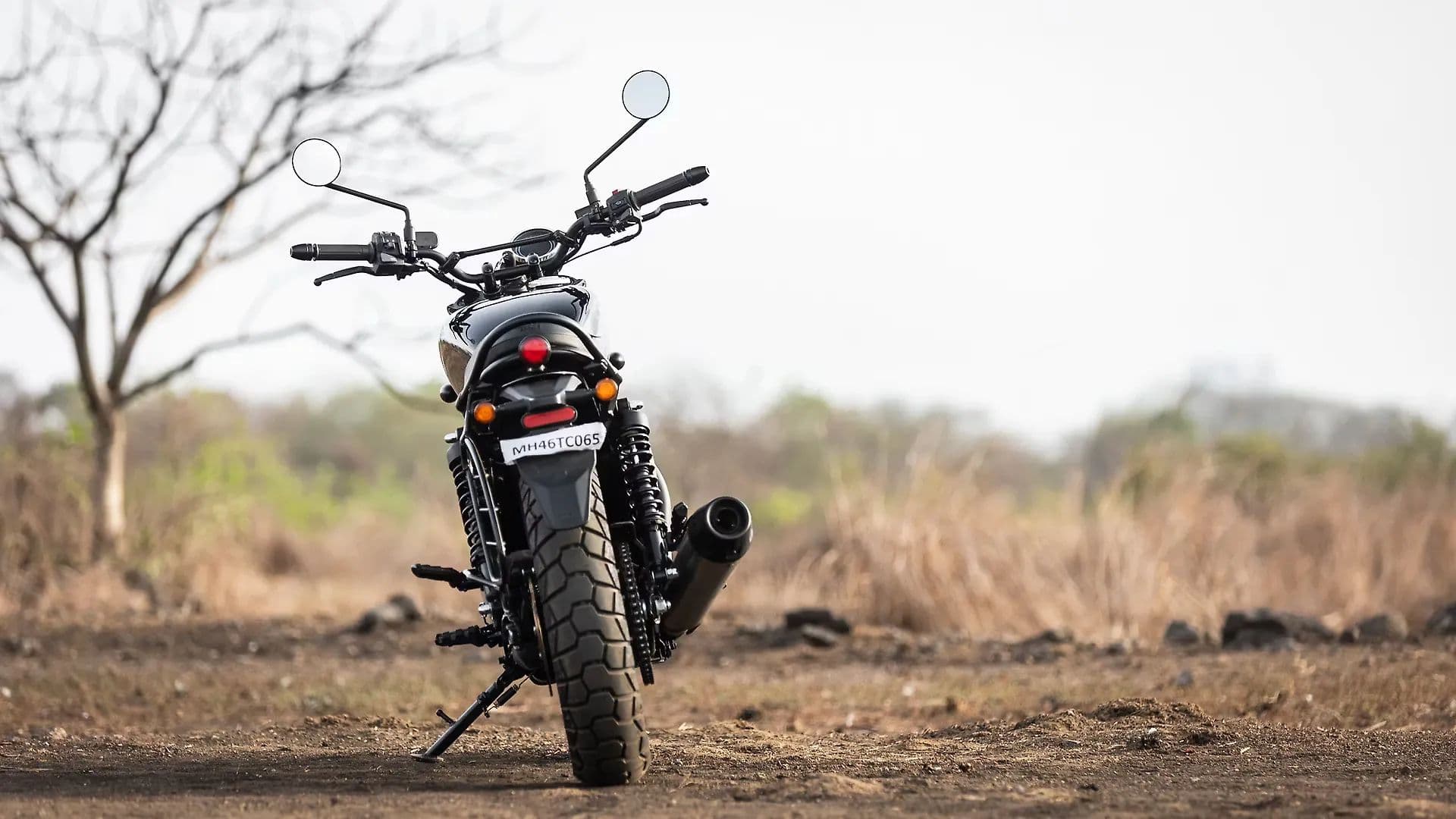 BSA Scrambler 650 Rear View