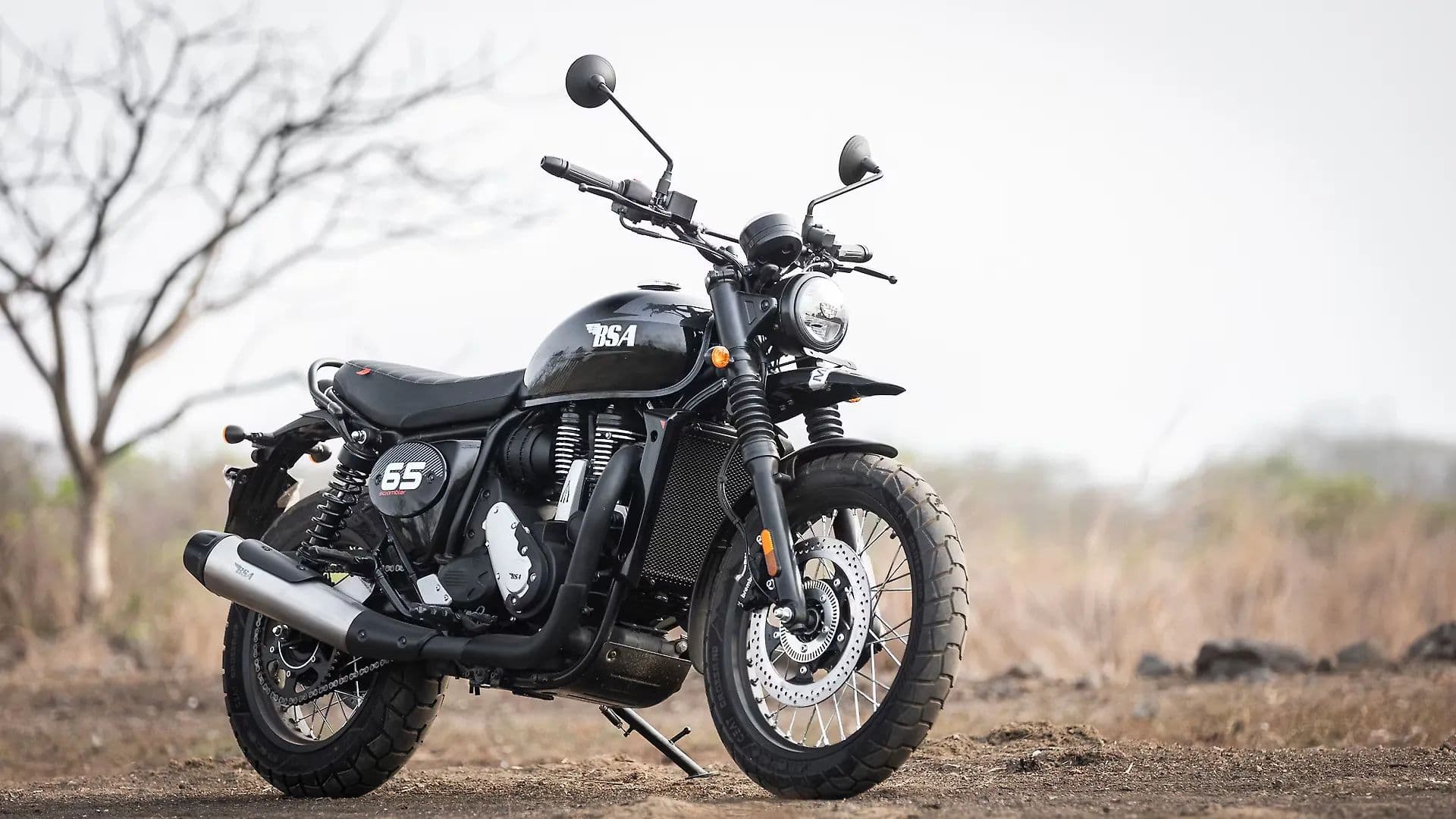 BSA Scrambler 650 Right Front Three Quarter