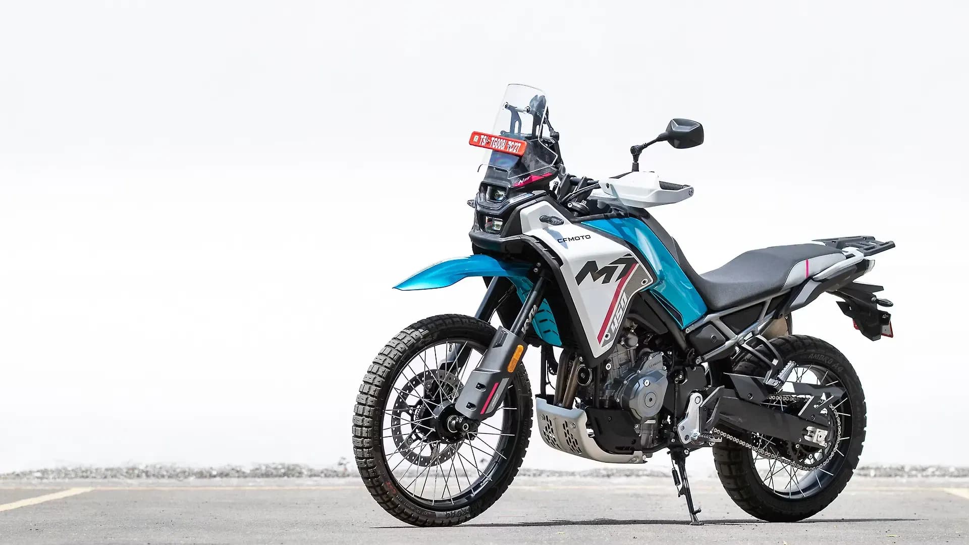 CFMoto 450 MT Left Front Three Quarter