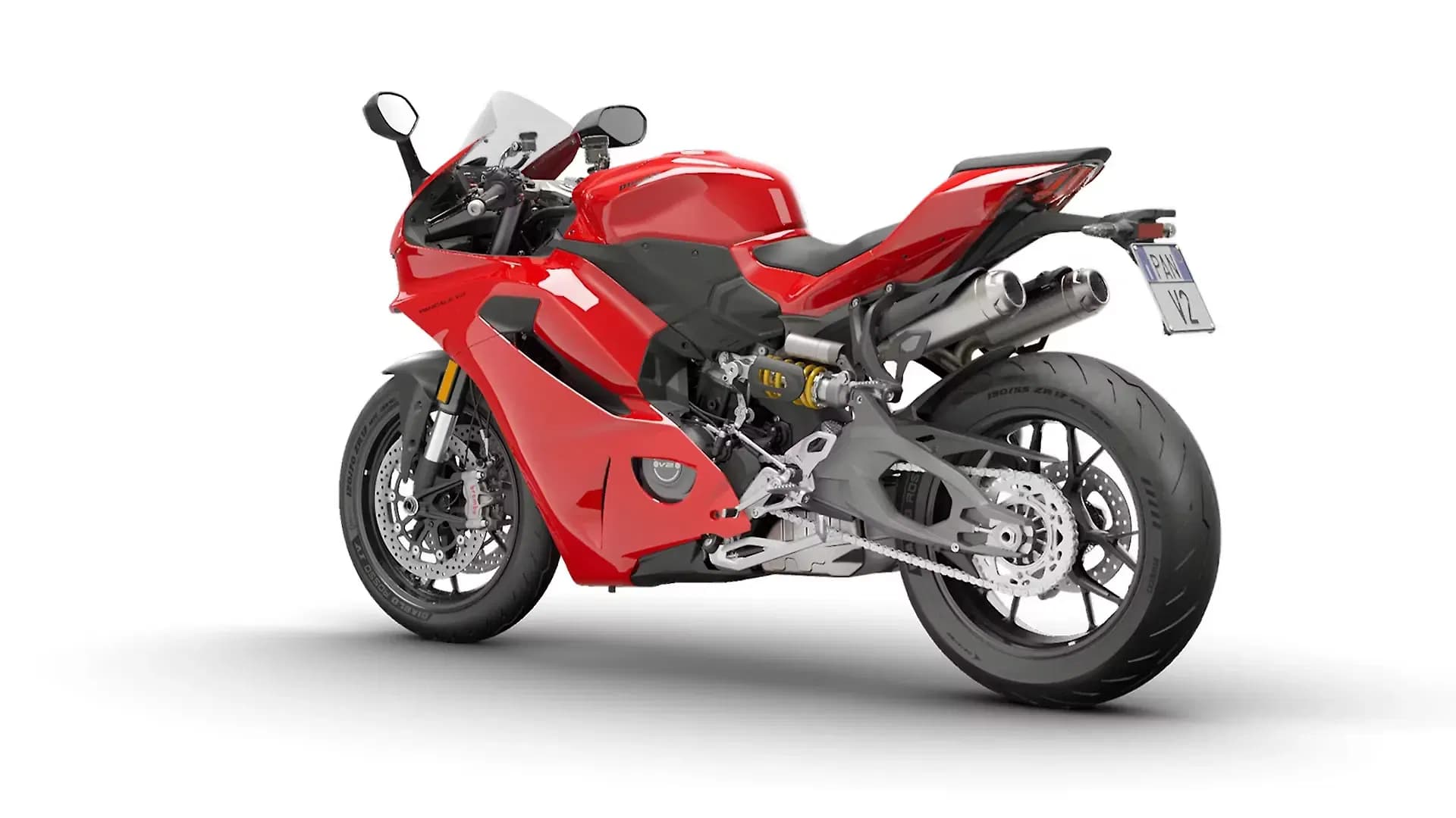 Ducati Panigale V2 [2025] Left Rear Three Quarter