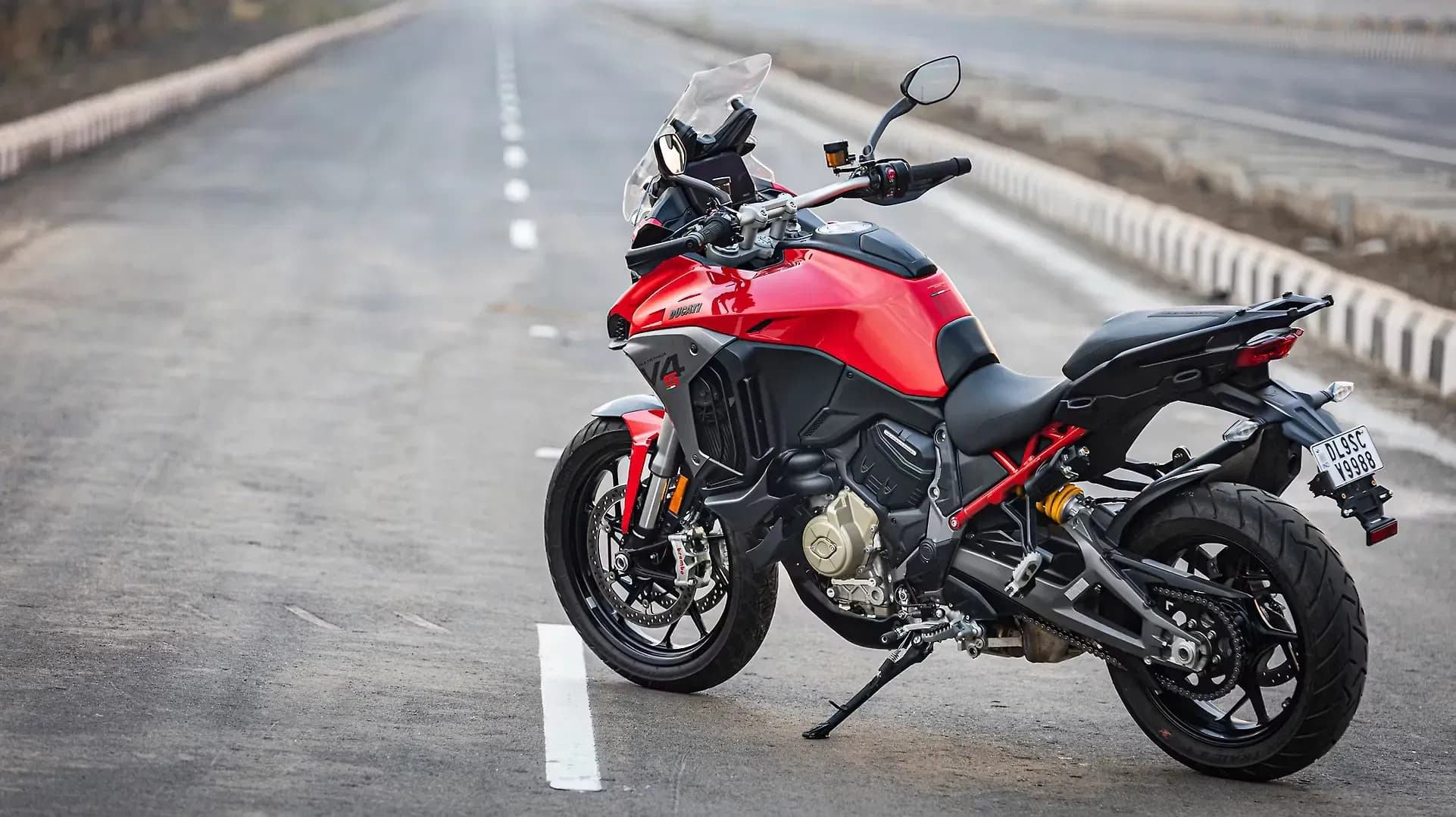 Ducati Multistrada V4 Left Rear Three Quarter