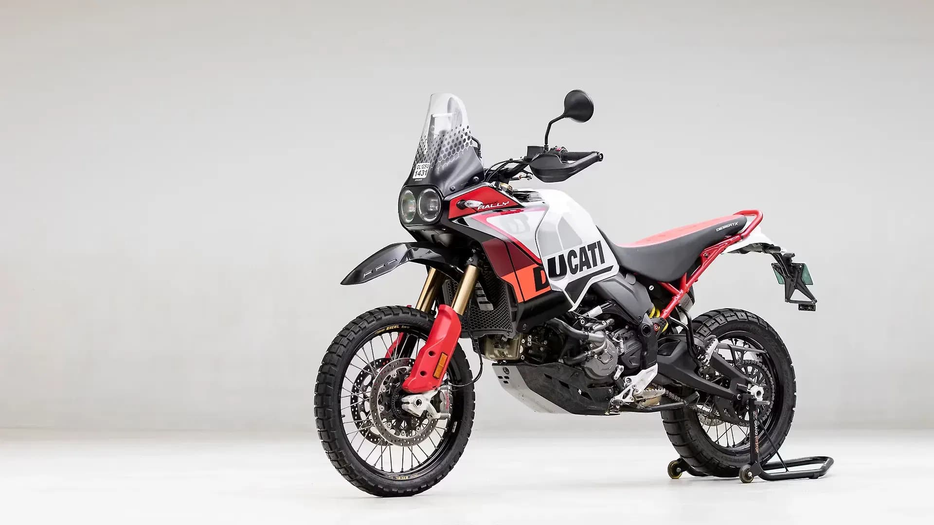 Ducati DesertX Left Front Three Quarter