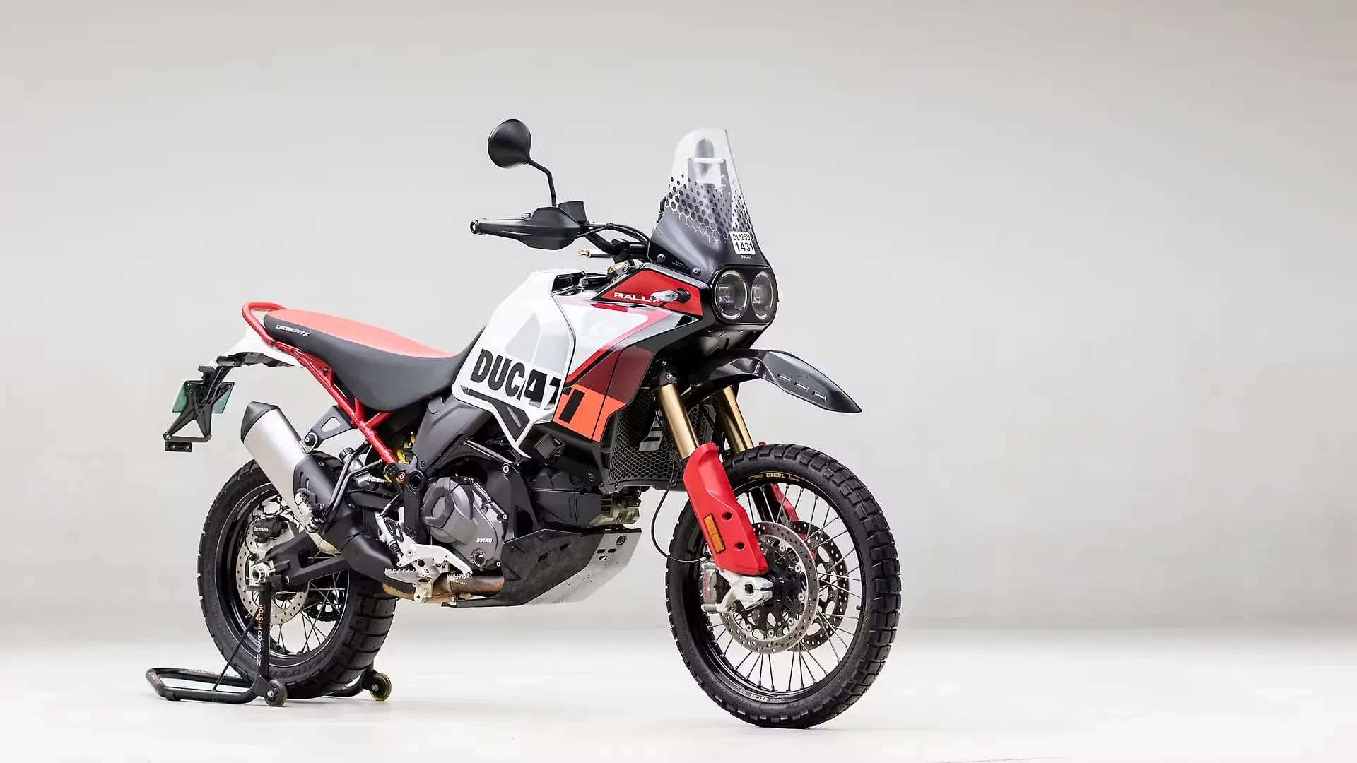 Ducati DesertX Right Front Three Quarter