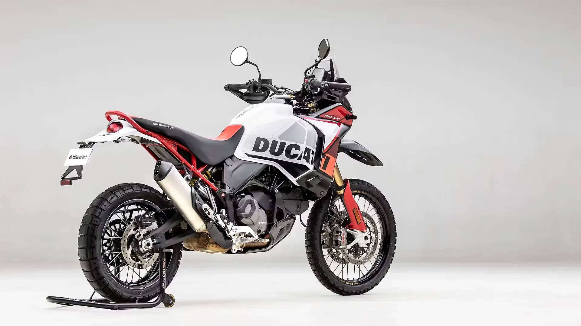Ducati DesertX Right Rear Three Quarter