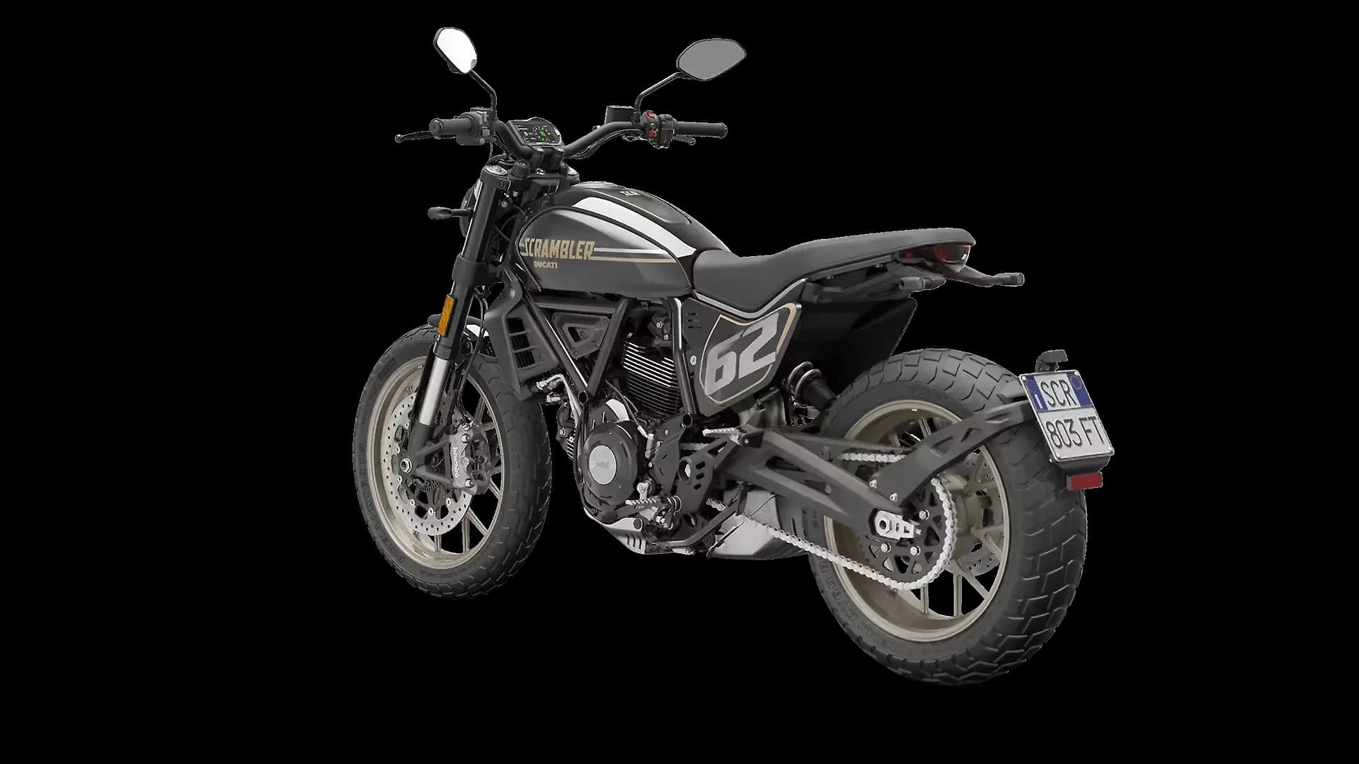 Ducati Scrambler Full Throttle Left Rear Three Quarter