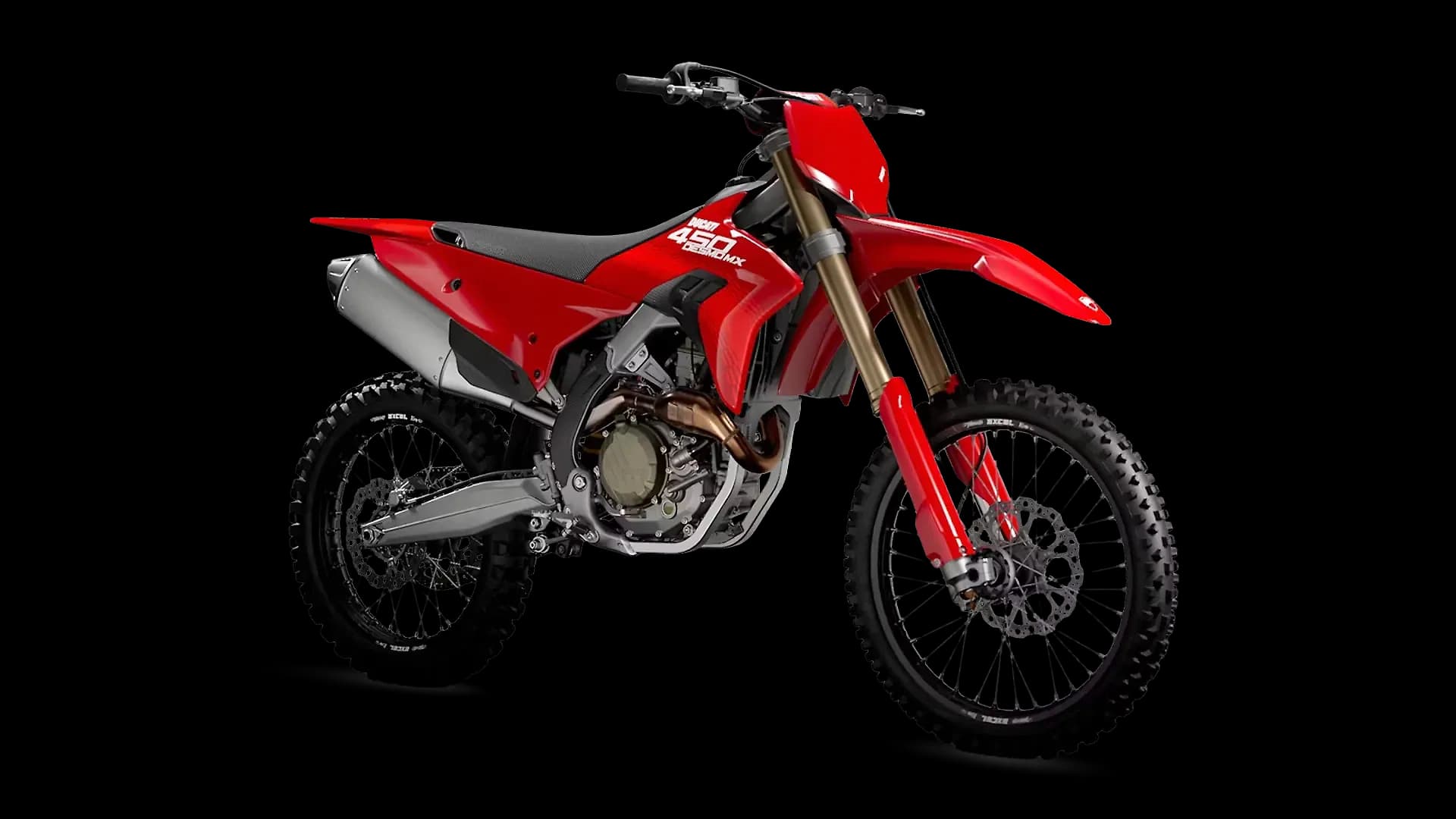 Ducati Desmo450 MX Right Front Three Quarter