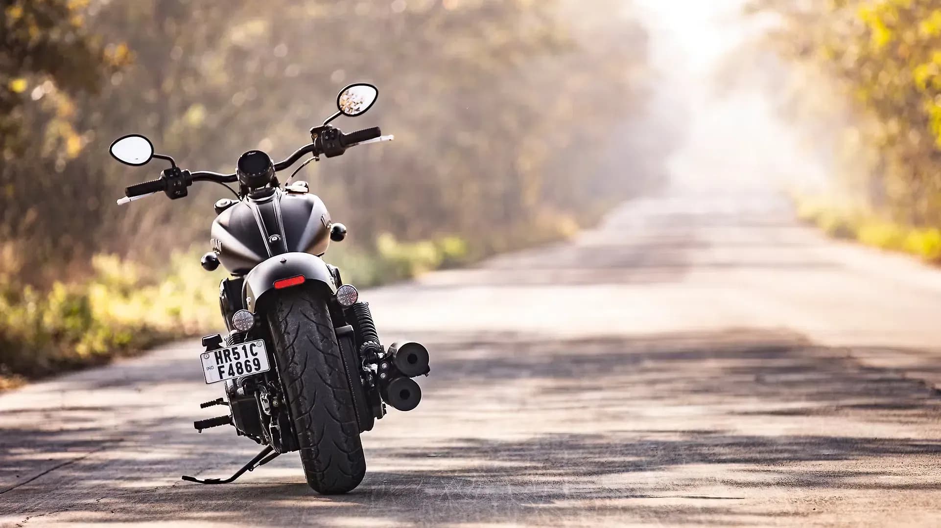 Indian Chief Dark Horse Rear View