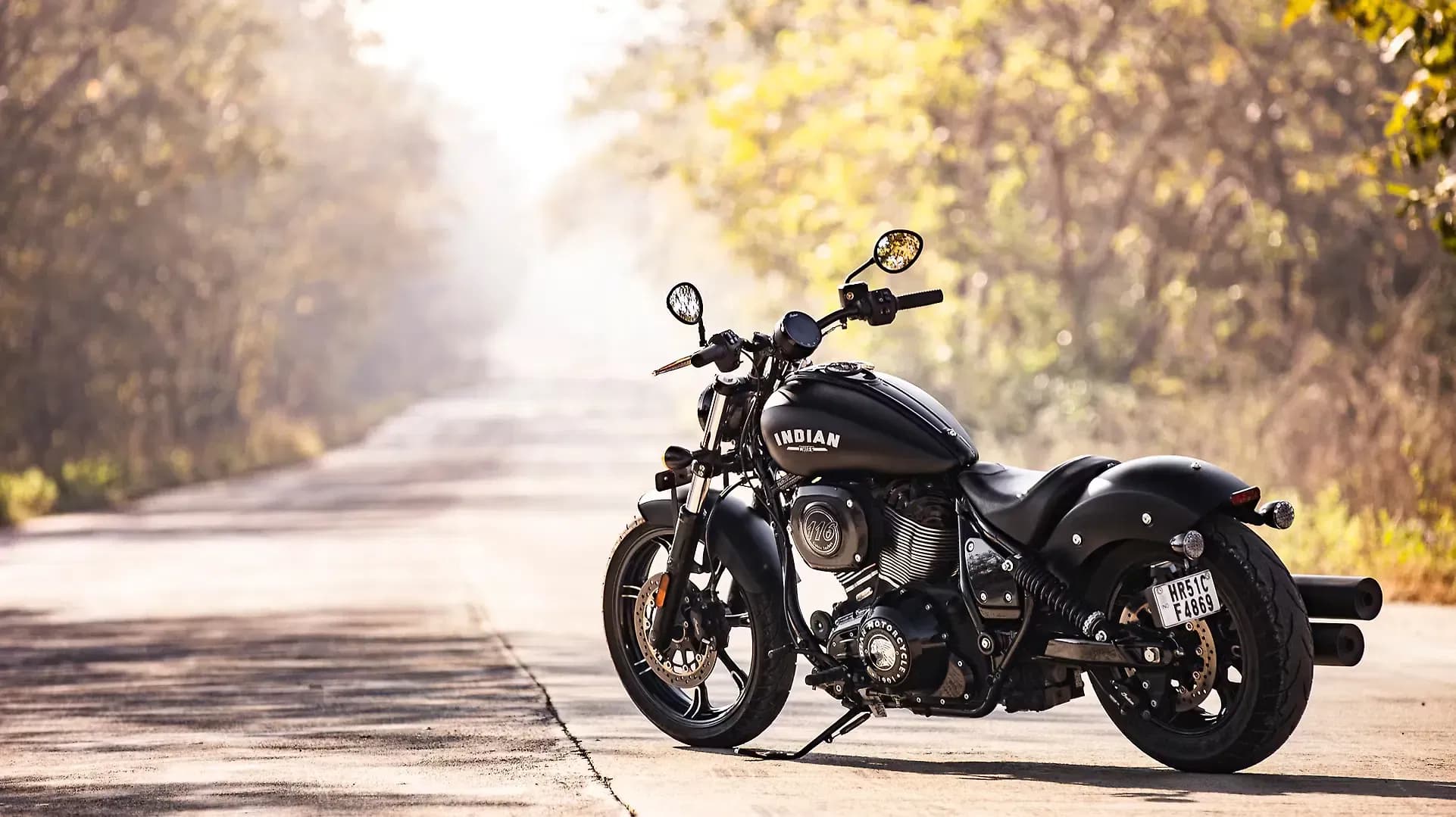 Indian Chief Dark Horse Left Rear Three Quarter