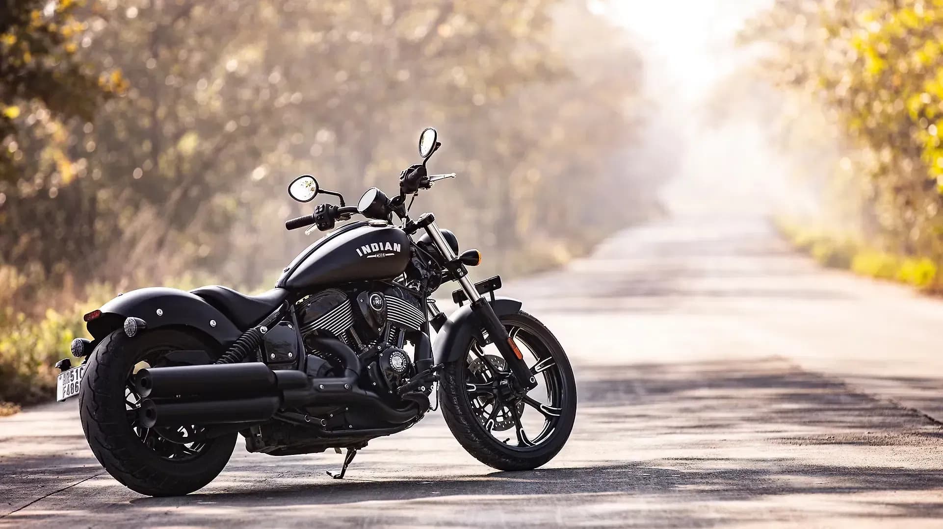 Indian Chief Dark Horse Right Rear Three Quarter