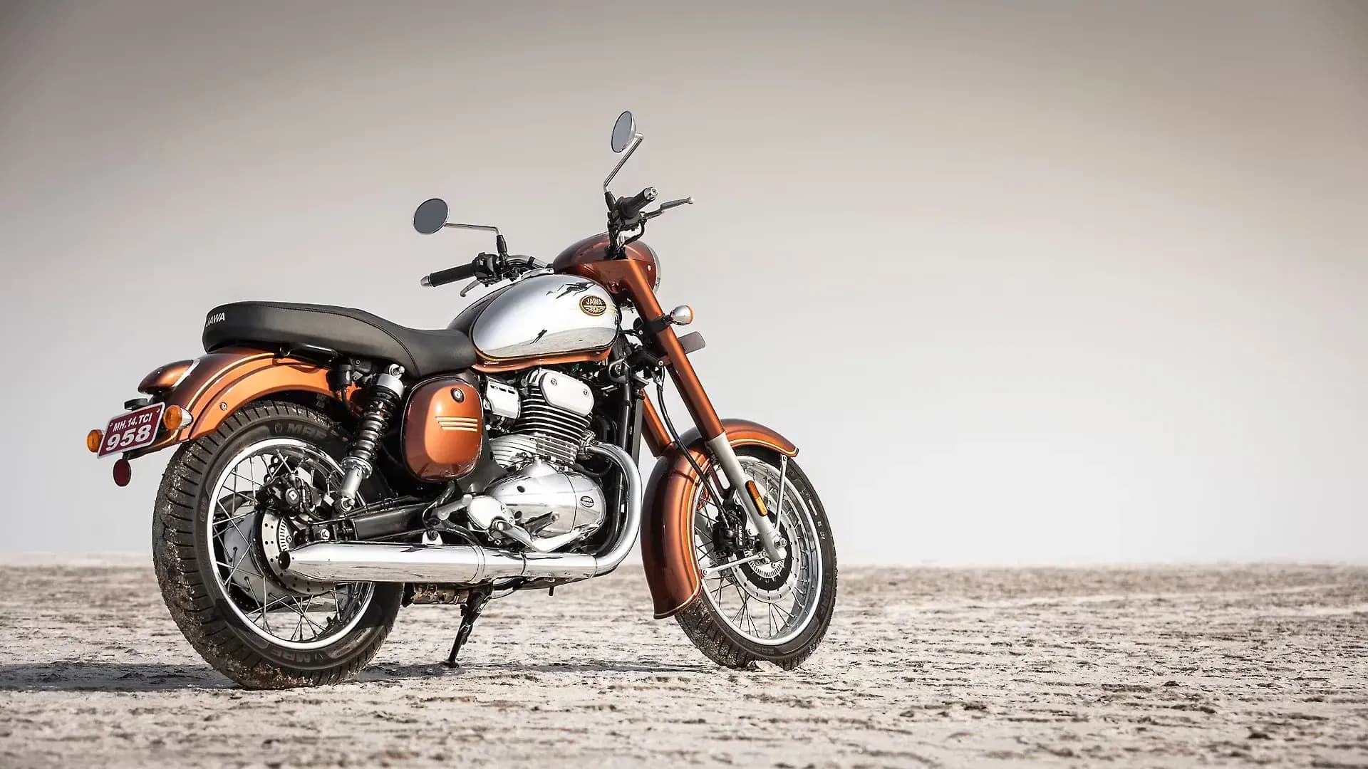 Jawa 350 Right Rear Three Quarter