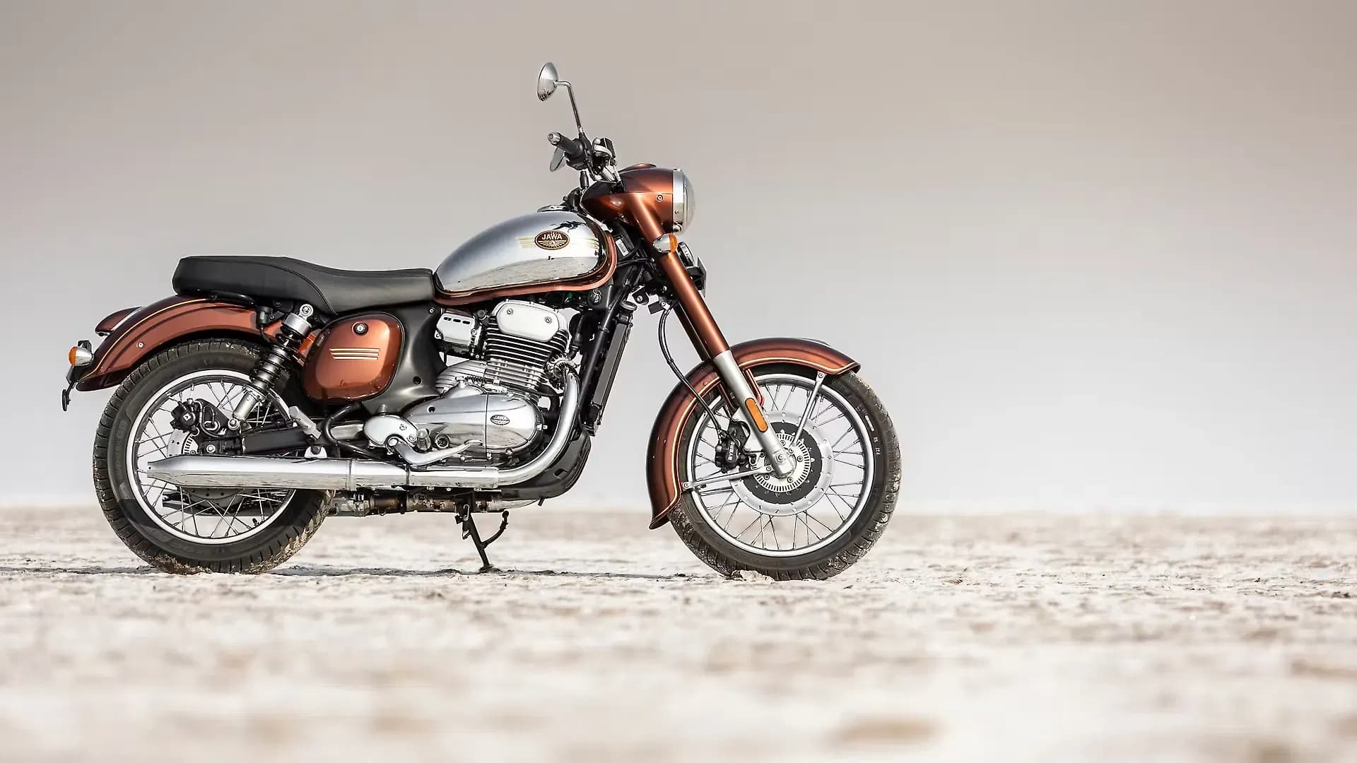 Jawa 350 Left Side View