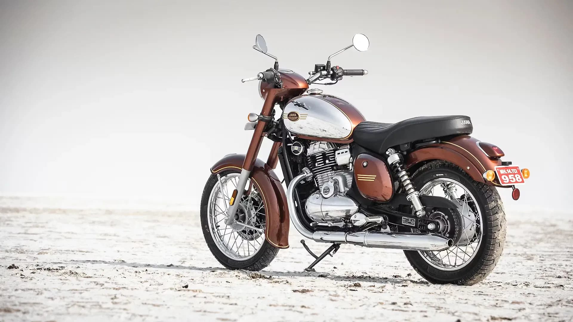 Jawa 350 Left Rear Three Quarter