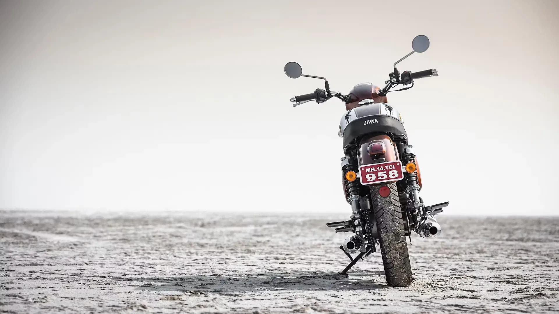 Jawa 350 Rear View