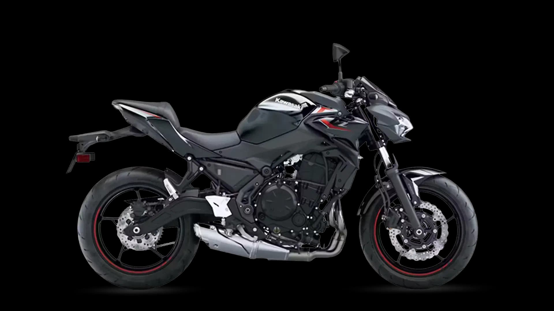 Kawasaki Z650 Right Side View