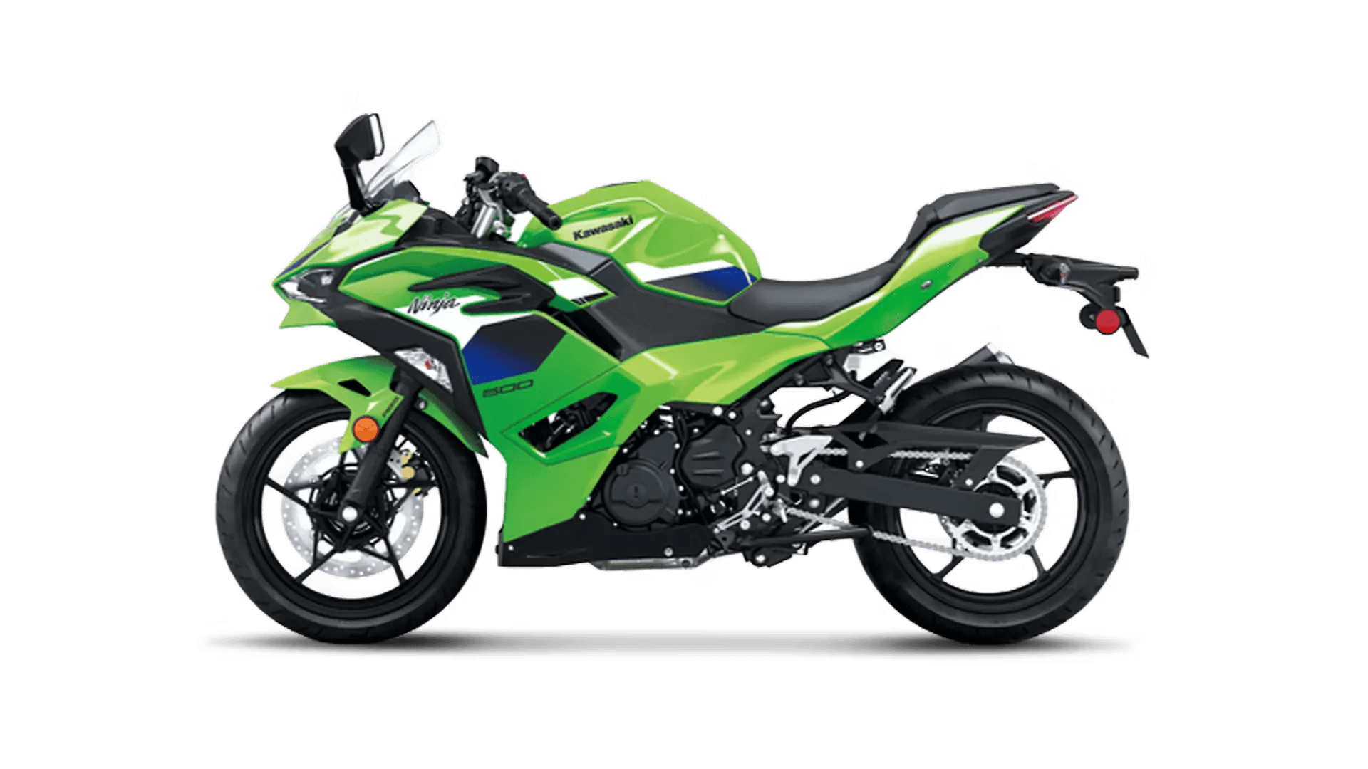 Kawasaki Ninja 500 Left Side View
