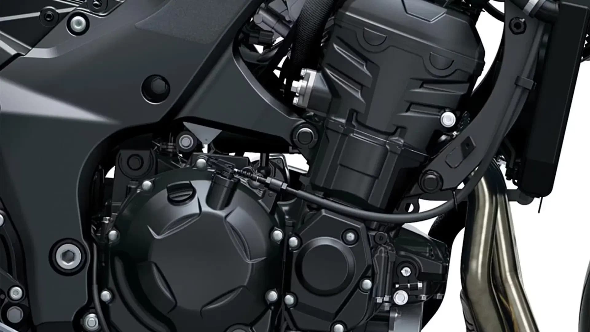 Kawasaki Z1100 Engine From Right