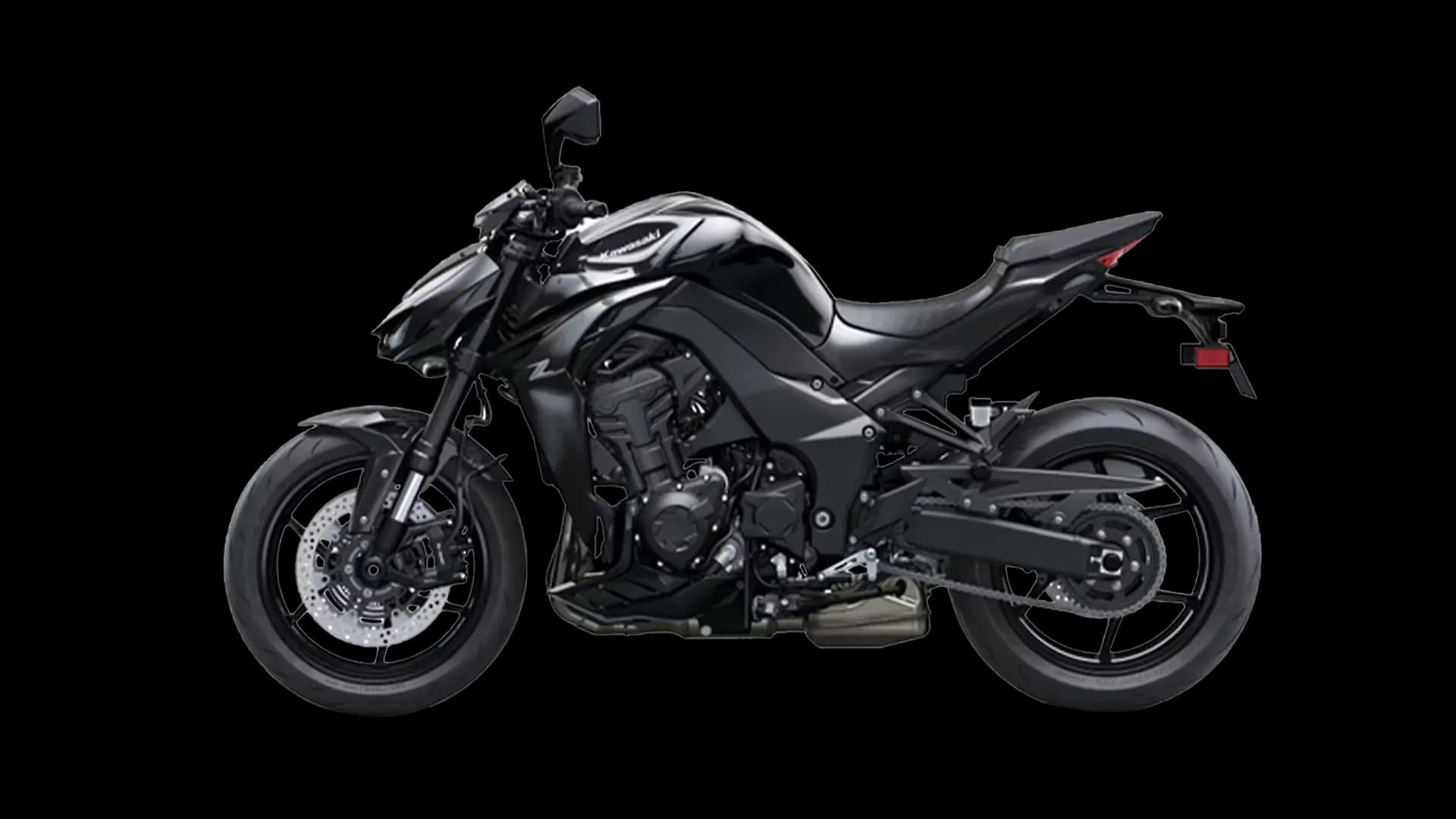 Kawasaki Z1100 Left Side View