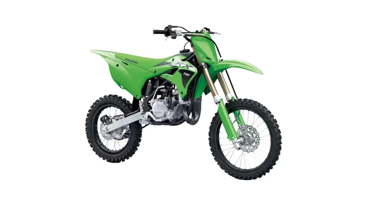 Kawasaki KX112 in Lime Green