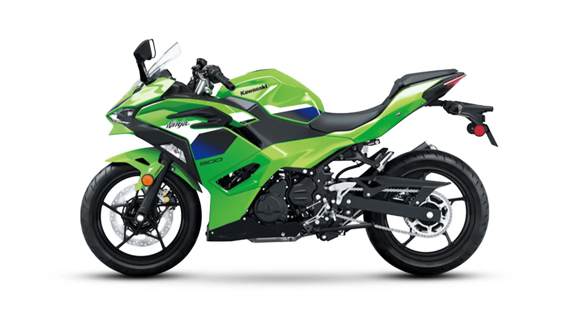 Kawasaki Ninja 500 Left Side View