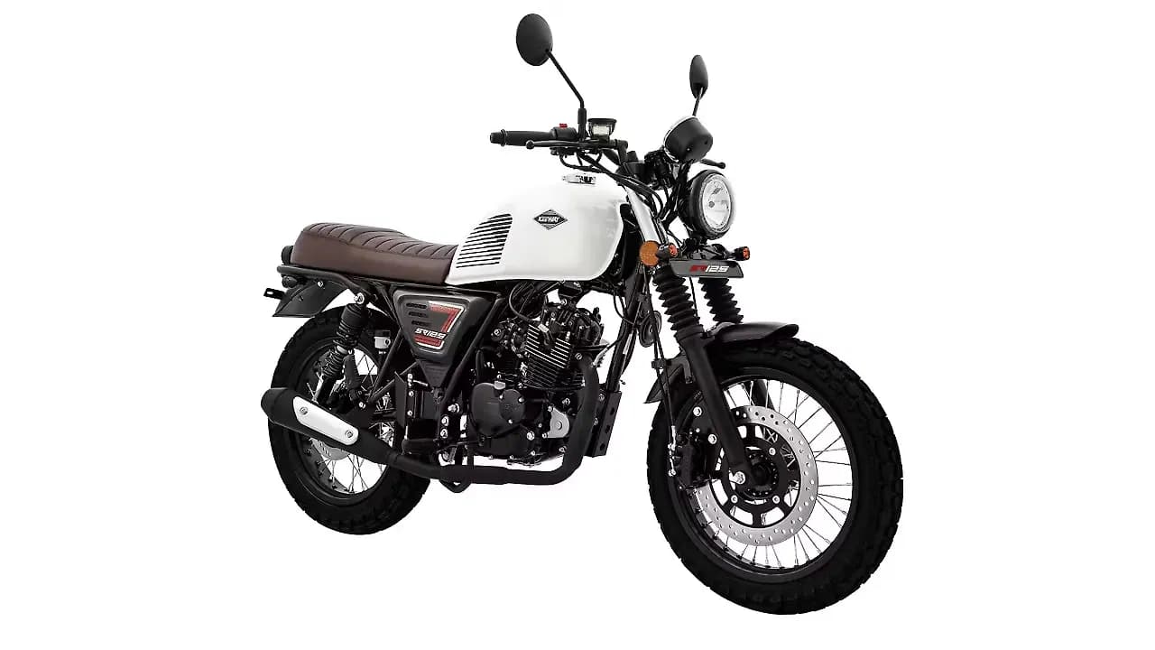 Keeway SR125 in Glossy White