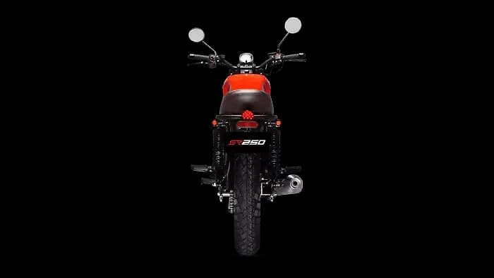 Keeway SR250 Rear View