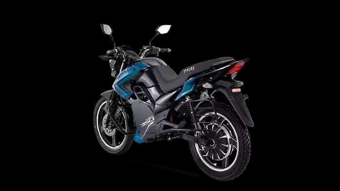 PURE EV Etryst-350 Left Rear Three Quarter