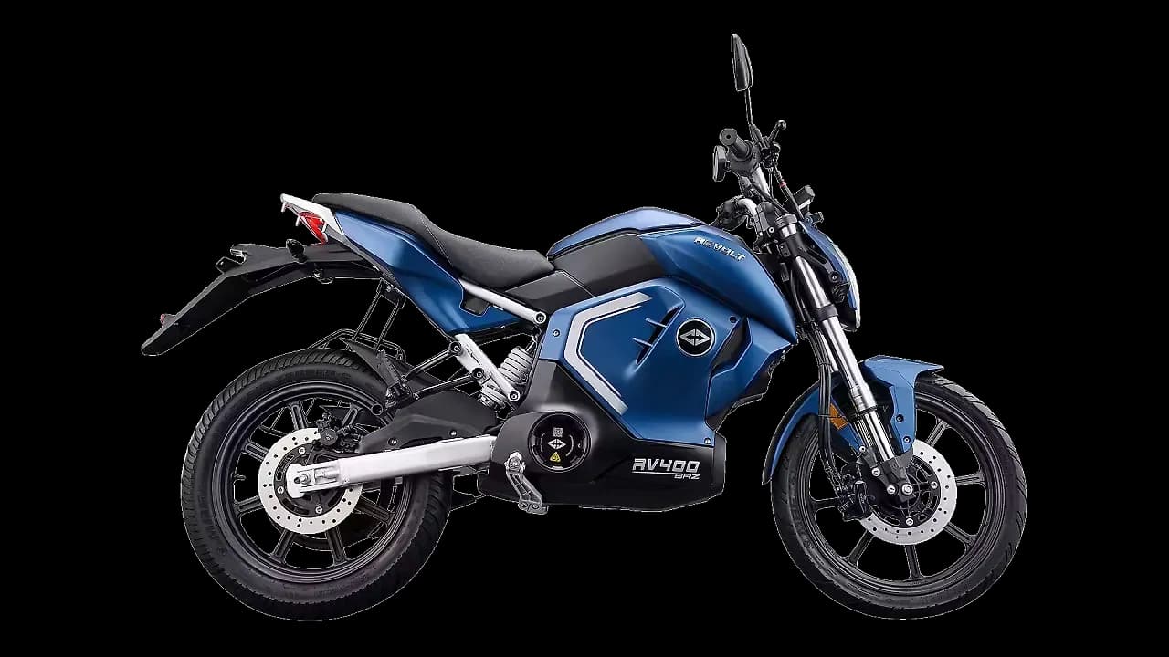 Revolt RV400 in Pacific Blue