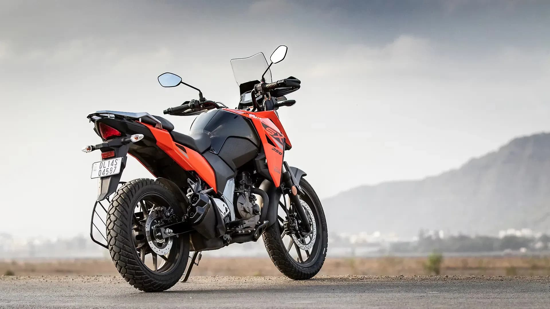 Suzuki V-Strom SX Right Rear Three Quarter
