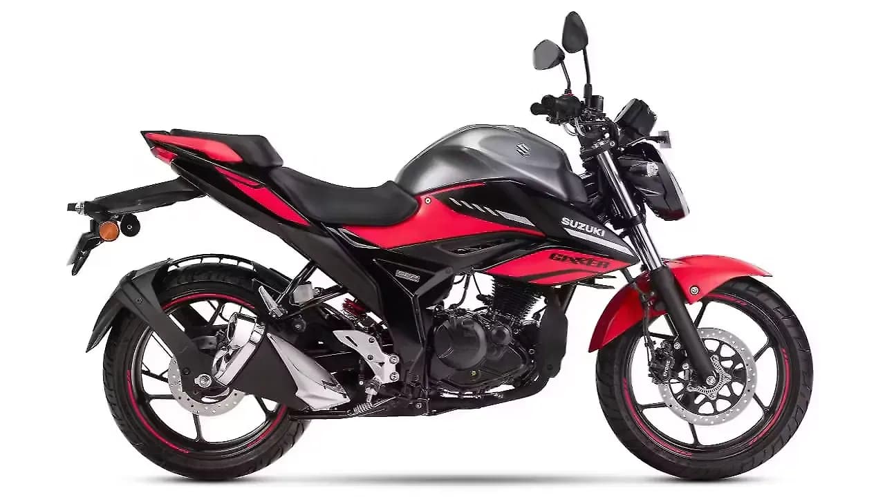 Suzuki Gixxer in Grey and Red