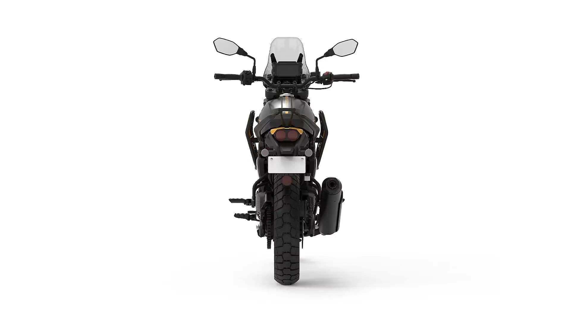 Yezdi Adventure Rear View