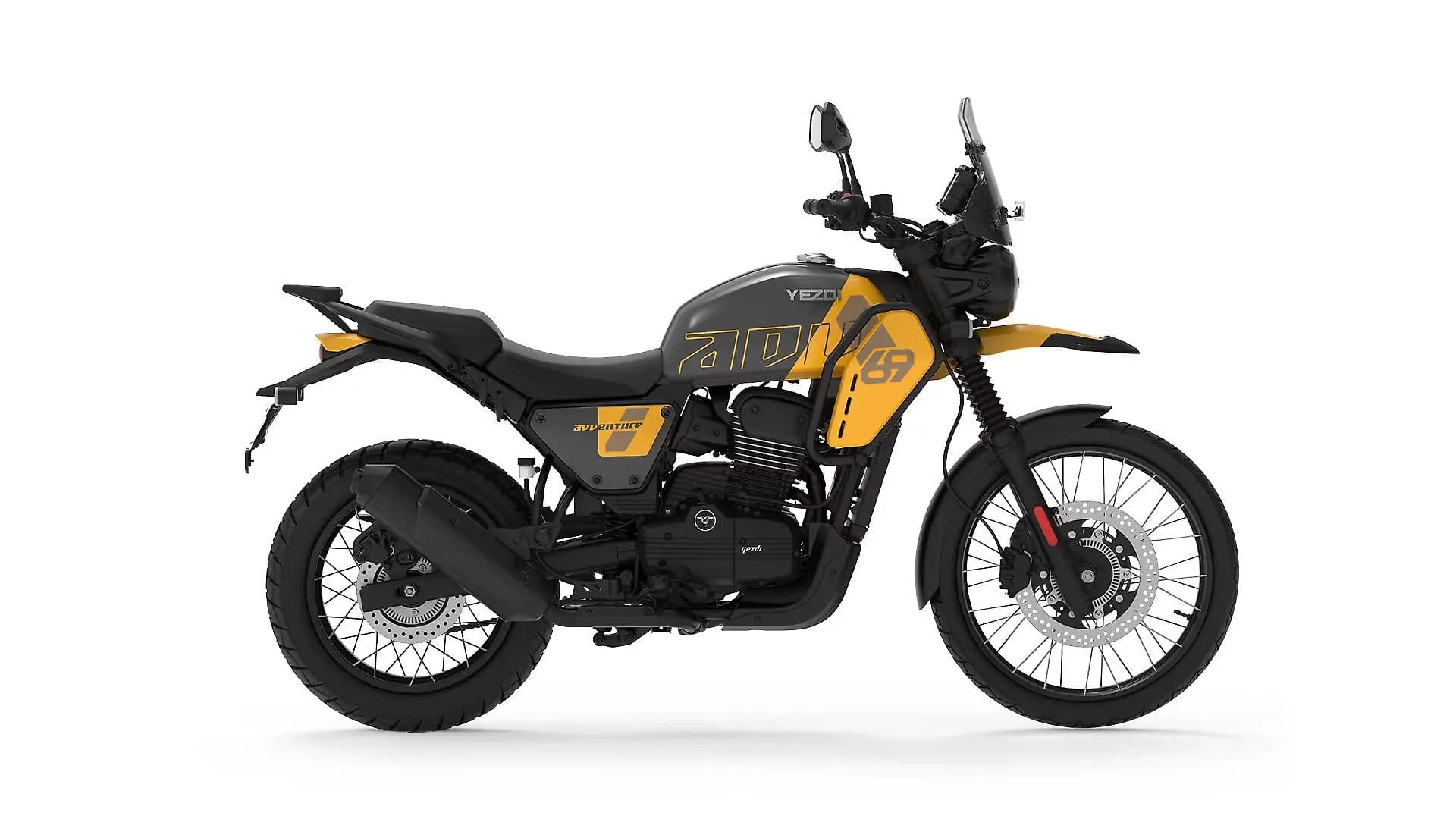 Yezdi Adventure Right Side View