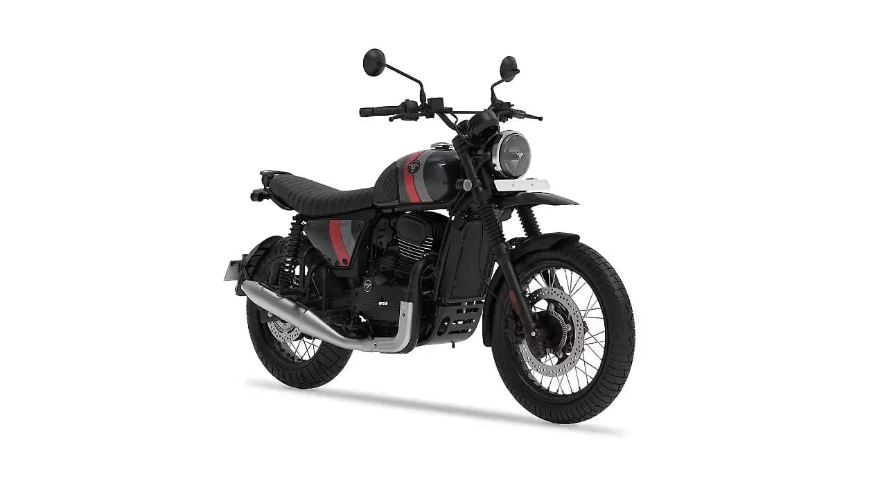 Yezdi Scrambler in Bold Black