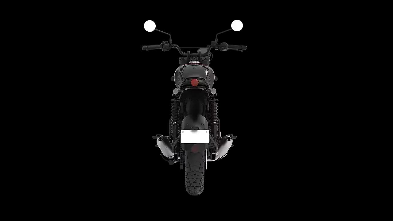 Yezdi Scrambler Rear View