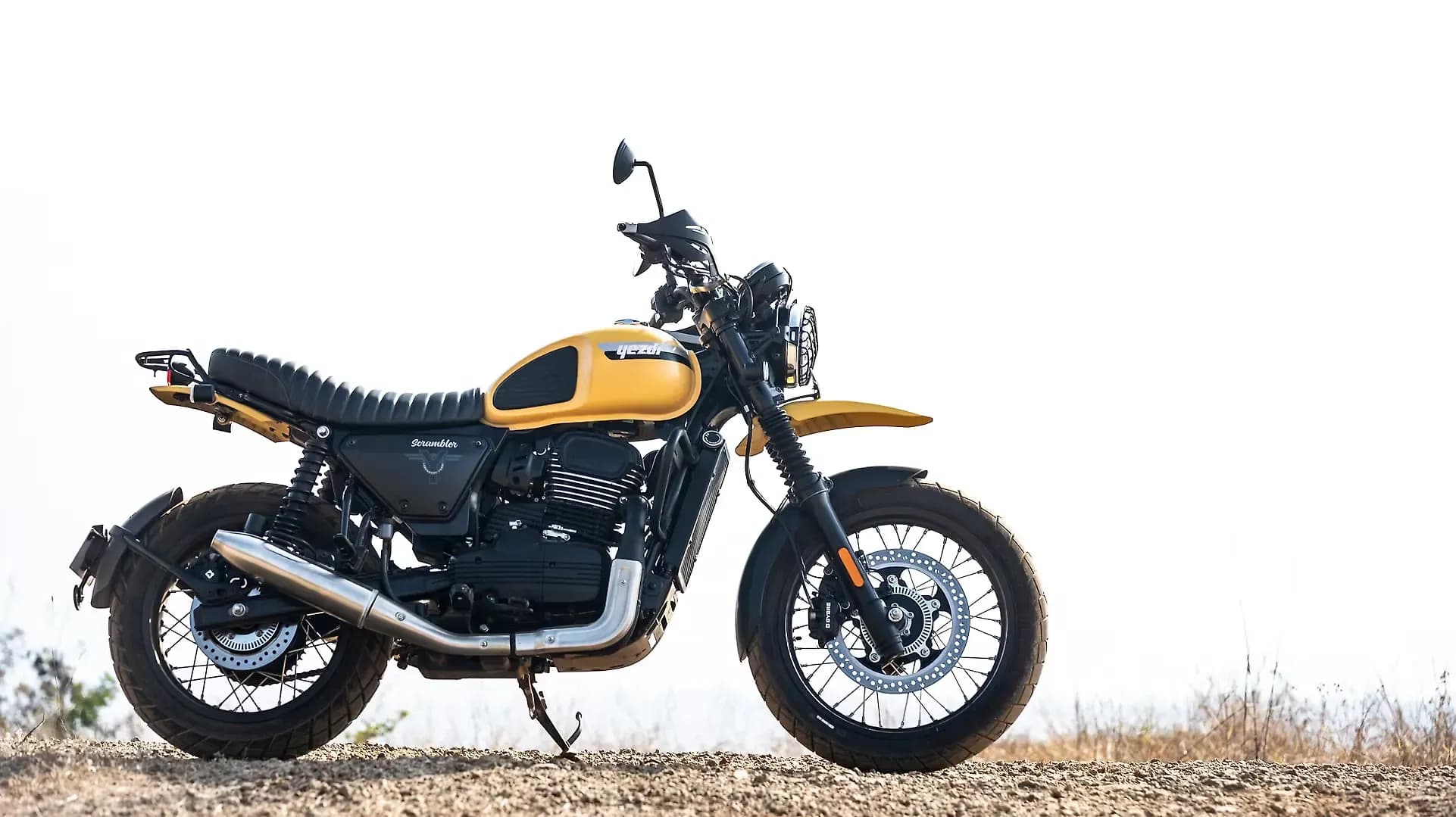 Yezdi Scrambler Right Side View