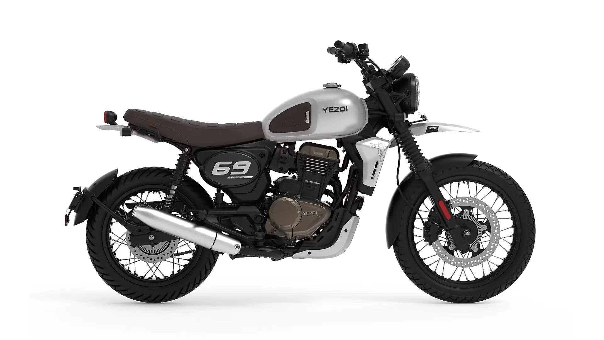 Yezdi Scrambler Right Side View