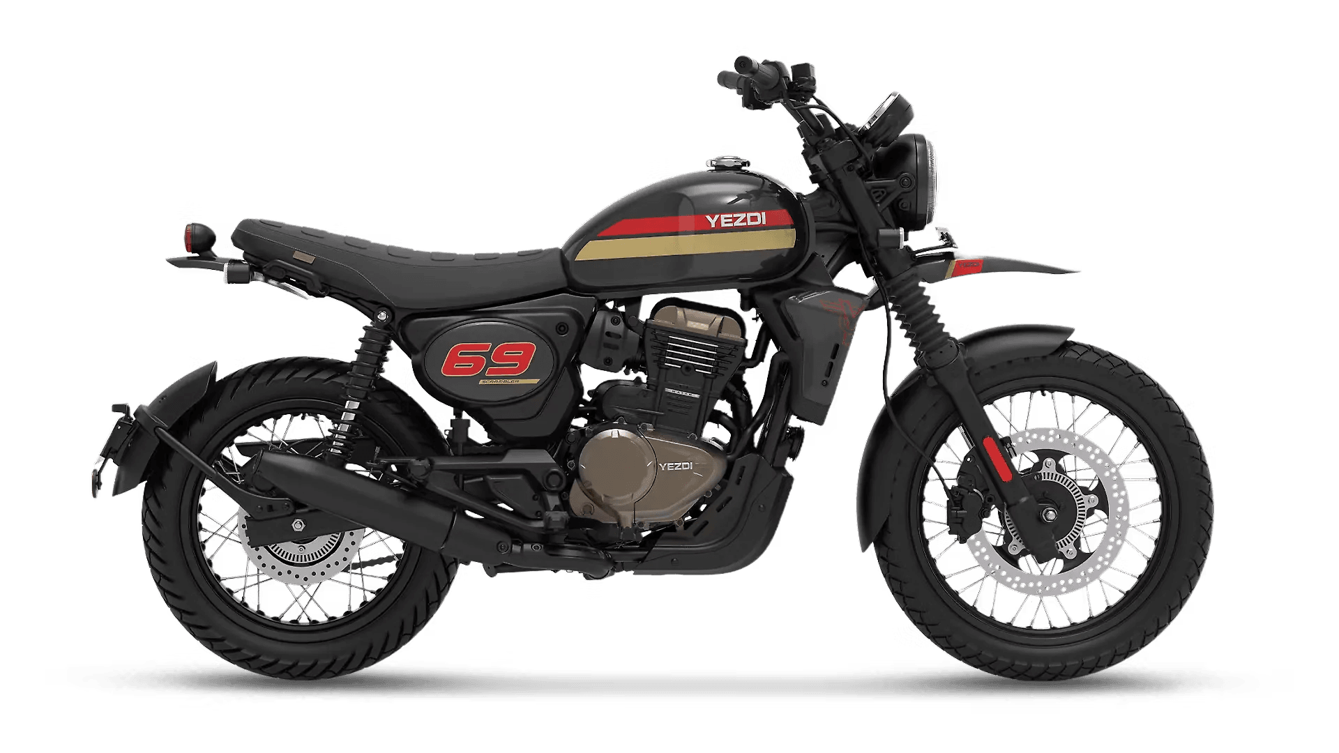 Yezdi Scrambler Right Side View