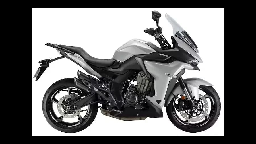 Zontes 350X in Silver Black