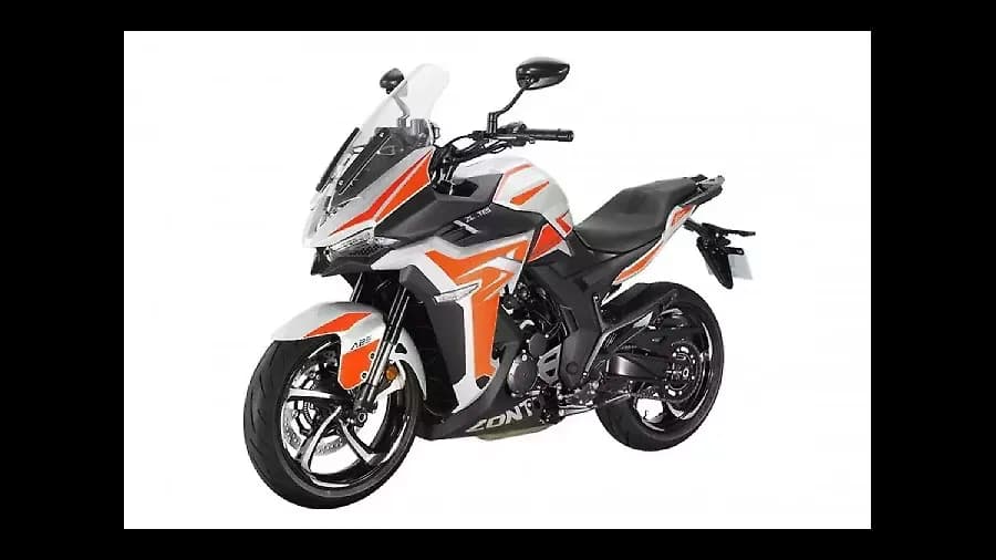 Zontes 350X Left Front Three Quarter