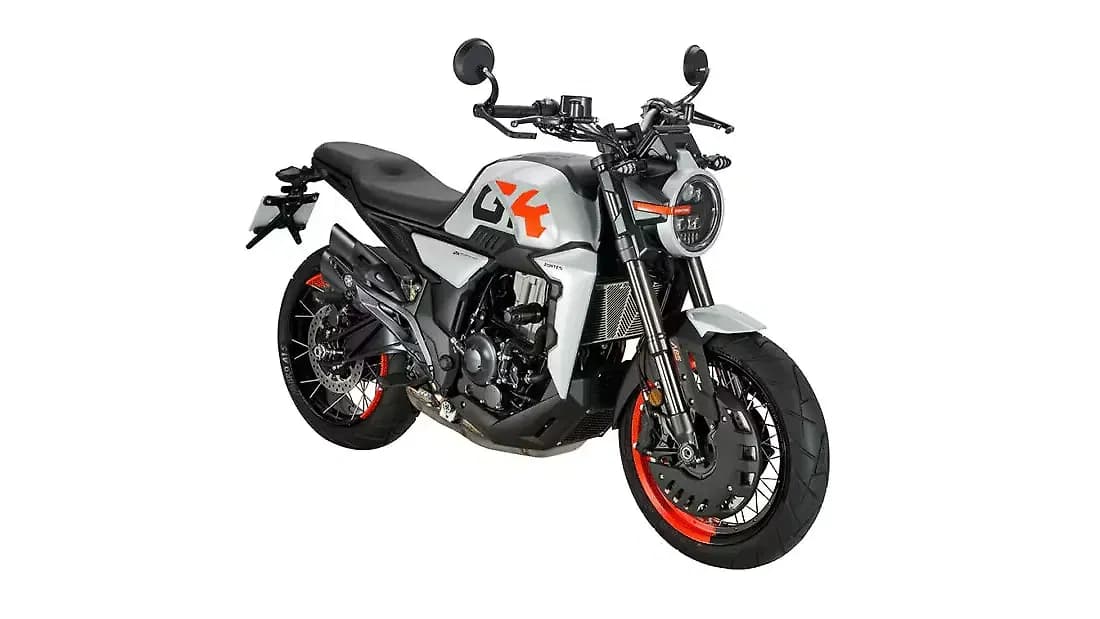 Zontes GK350 in Silver orange