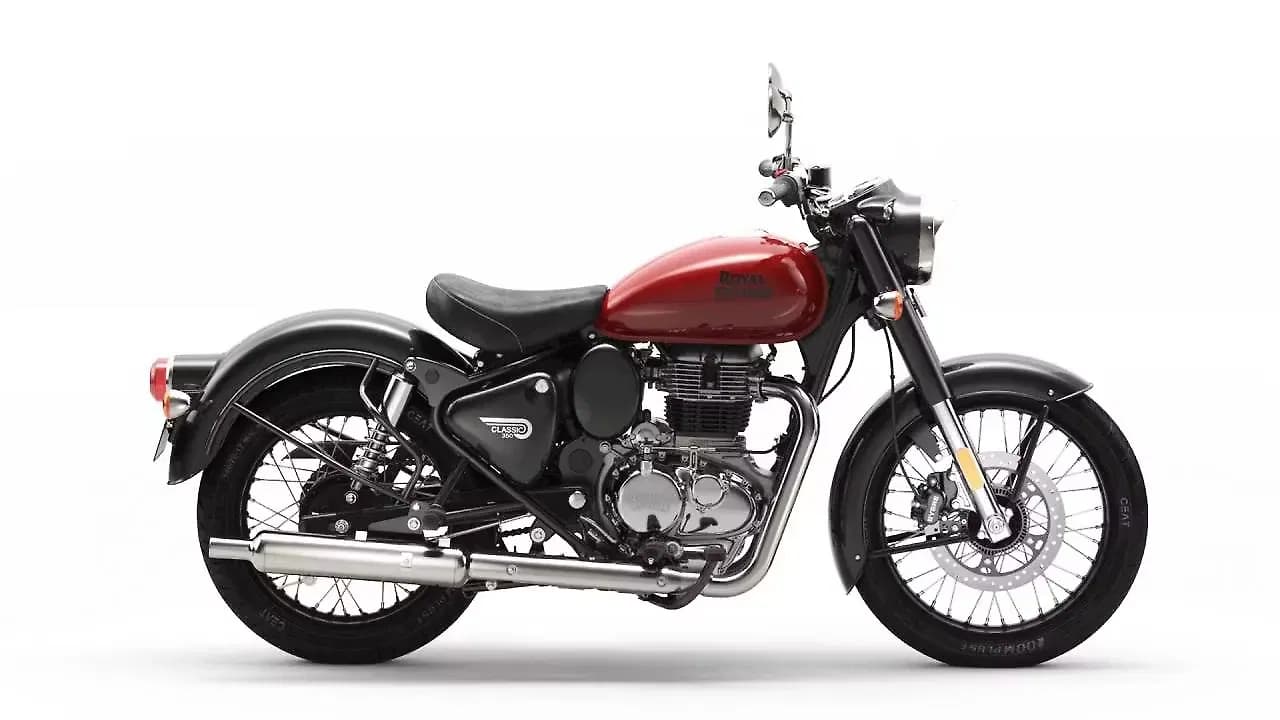 Royal Enfield Classic 350 in Redditch Red