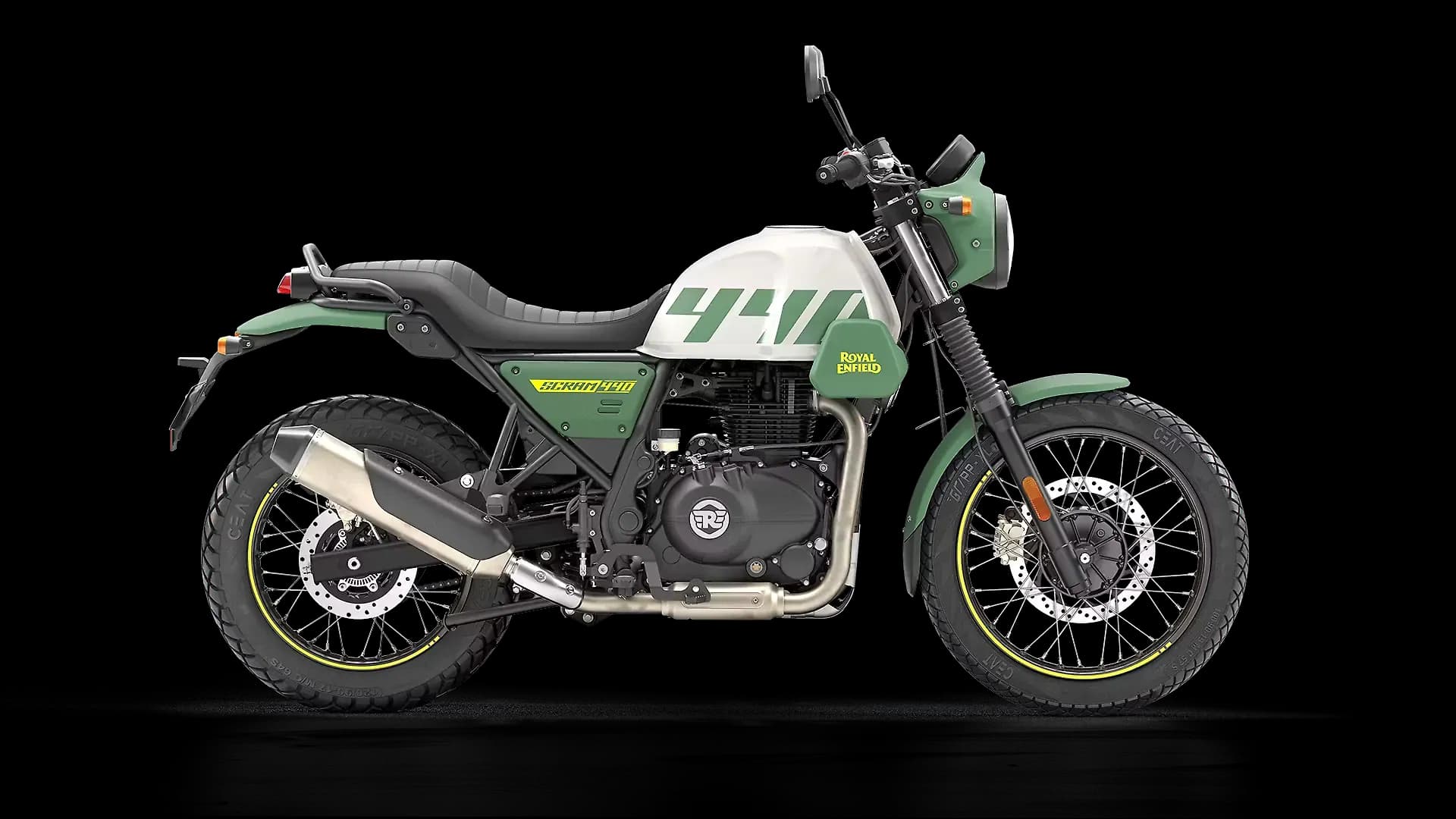 Royal Enfield Scram 440 in Trail Green