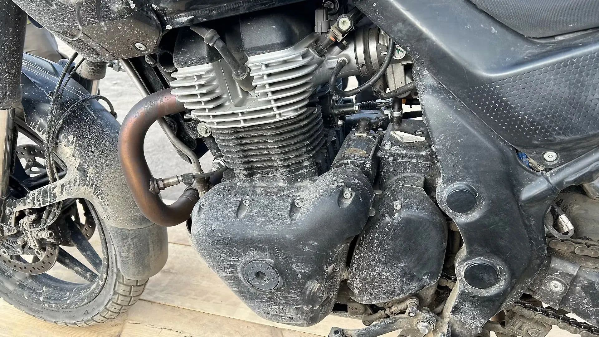 Royal Enfield Himalayan 750 Engine From Left