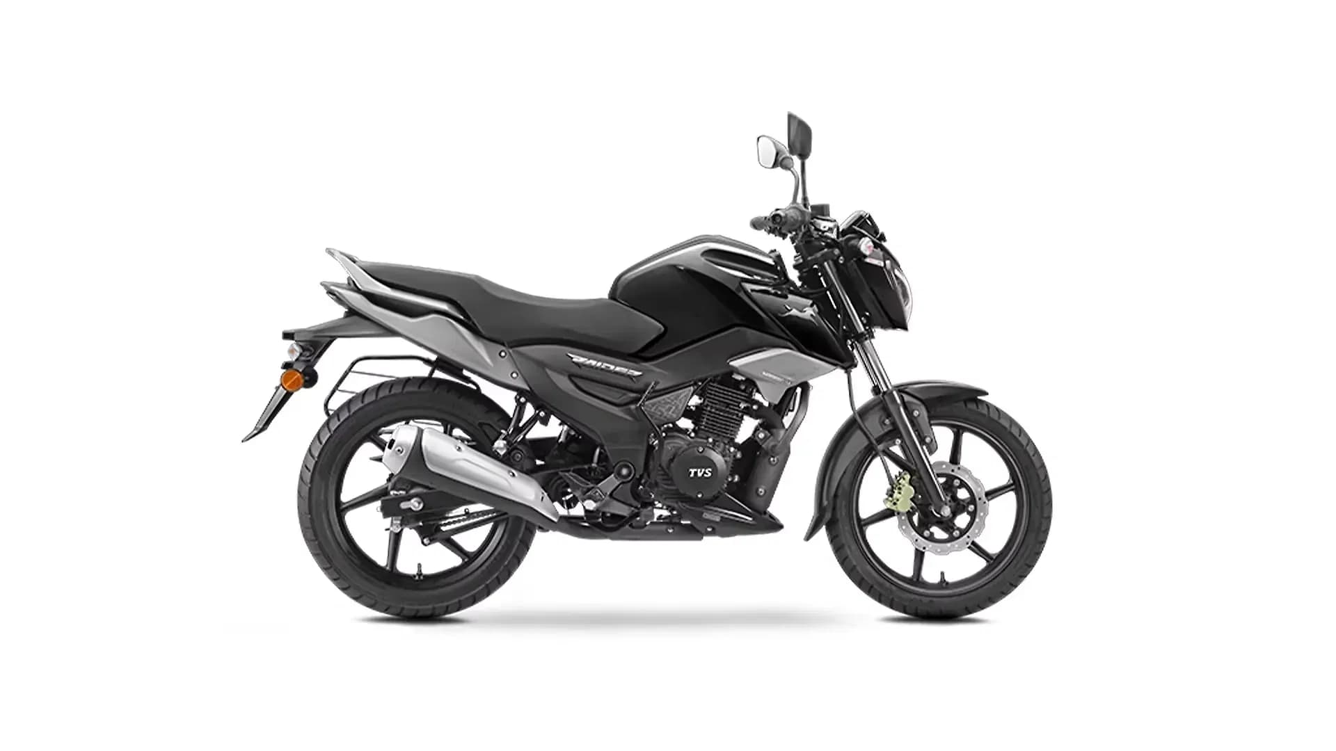 TVS Raider 125 in Wicked Black (Single Seat)