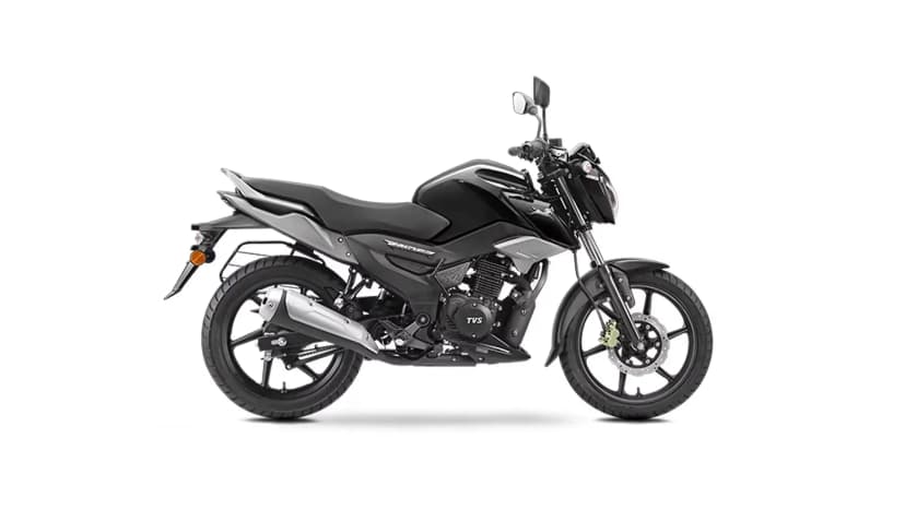 TVS Raider 125 in Wicked Black (Single Seat)