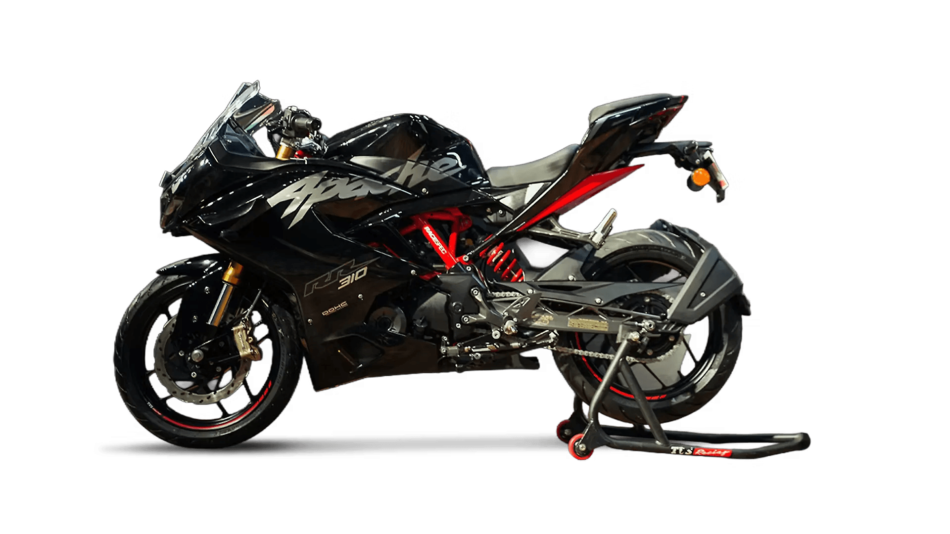 TVS Apache RR 310 in Black Diamond Edition
